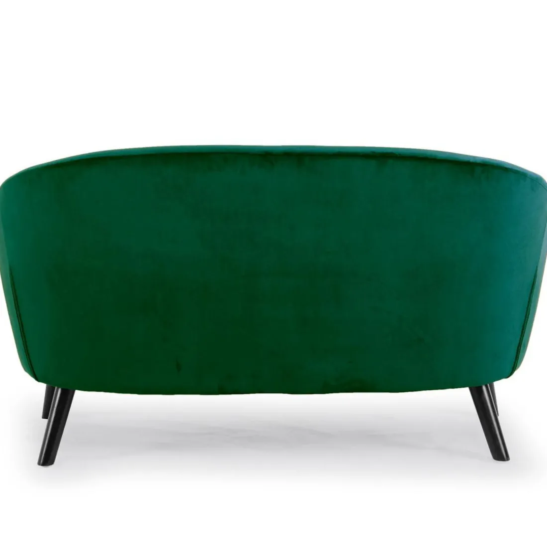 Canapé 2 Places Scandinave Velours Vert OLAF