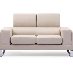 Canapé 2 Places Tissu Beige BATO