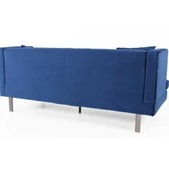 Canapé 3 places Vincennes Velours Bleu