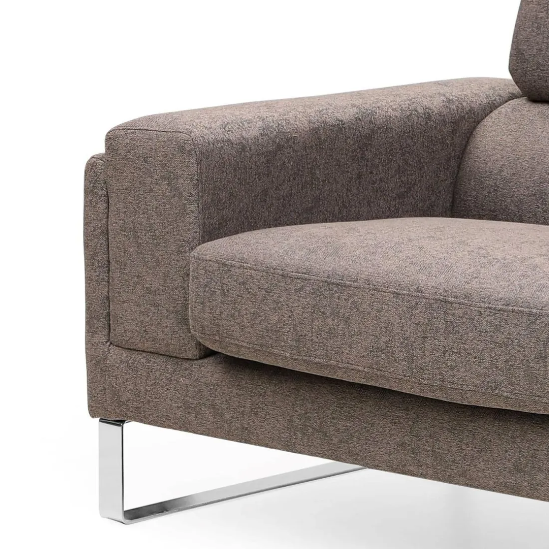 Canapé Barth 2 places Tissu Taupe