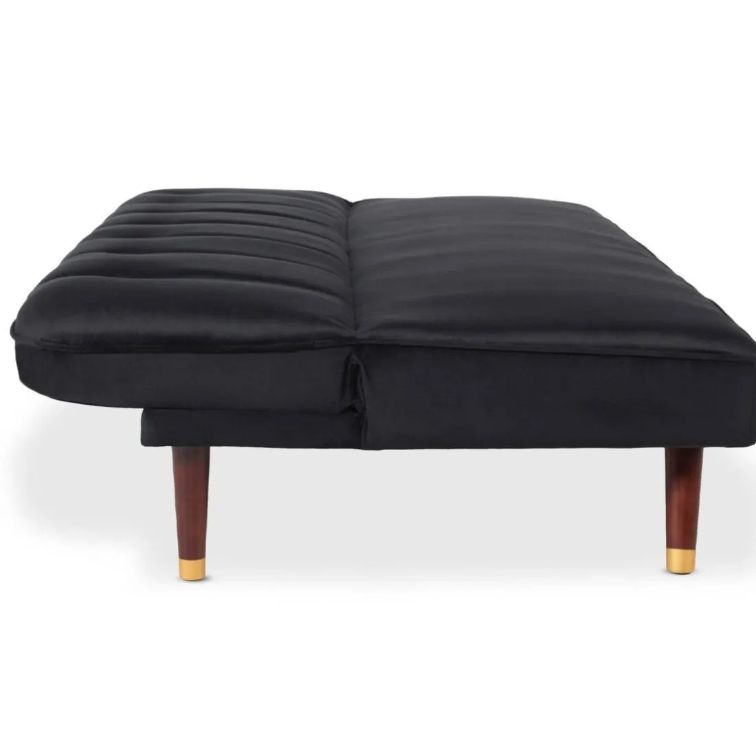 Canapé convertible clic-clac Olympia Velours Noir