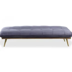 Canapé Convertible Clic-Clac BRICE Velours Gris