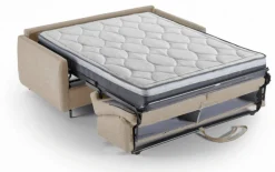 Canapé convertible express Beige 3 places GIULIA