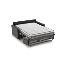 Canapé convertible express Gris 3 places GIORGIA