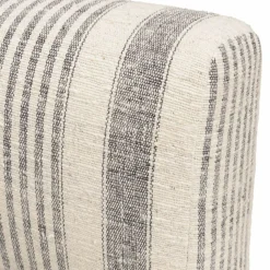 Canapé modulable 6 pièces bois de manguier et revetement coton GLORIA gris et beige