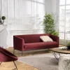 Canapé NOE 3 Places NEW YORK Bordeaux