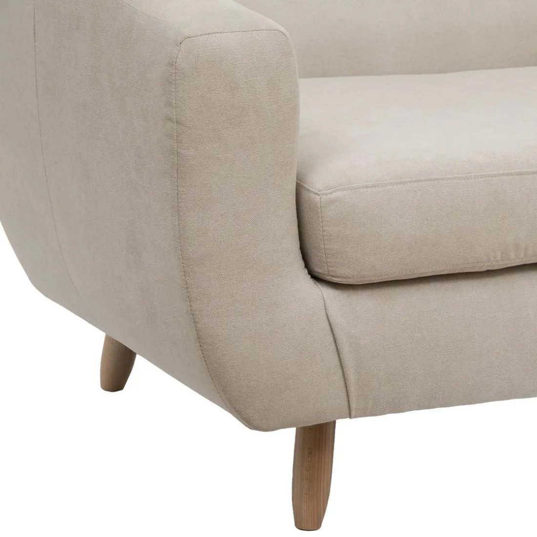 Canapé Retro 3 places beige