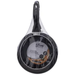 Casserole lot de 2 Induction 16et20cm noir en aluminium