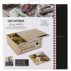 Cave a fromage bois avec couteau ABILENE