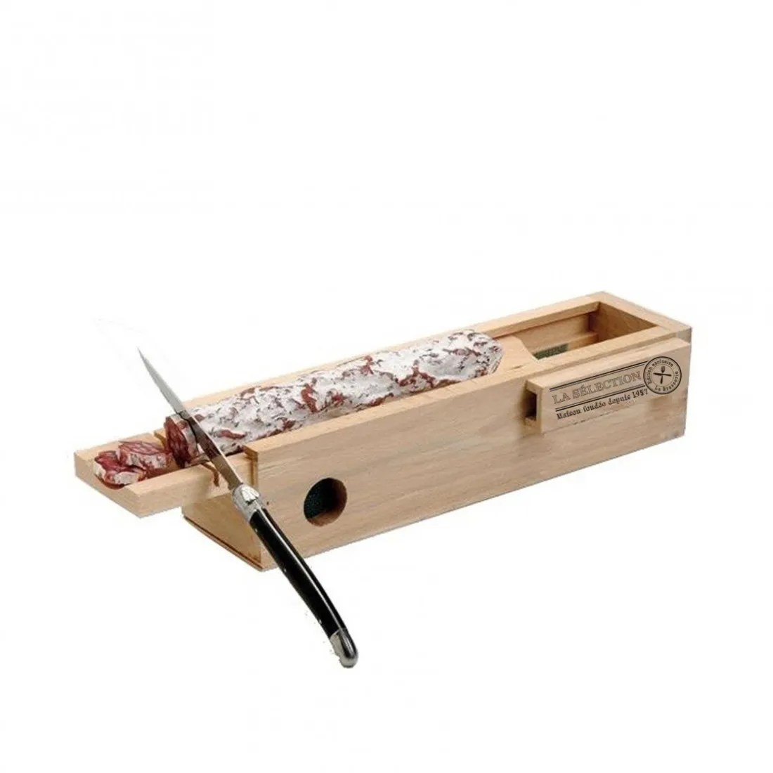 Cave a saucisson et couteau GEORGE