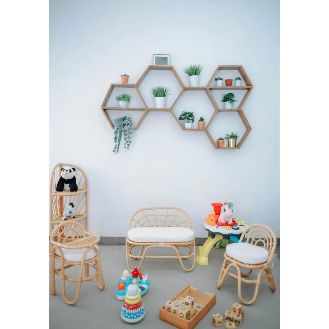 Cette chaise confortable et sécurisée design attrayant