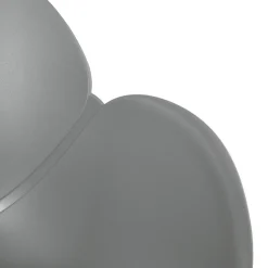 Chaise avec accoudoirs 'APODIS' grise en matière plastique