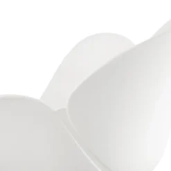 Chaise avec accoudoirs 'APODIS' blanche en matière plastique