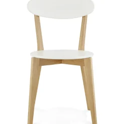 Chaise àcandinave blanche 45x52x80 cm LORIE
