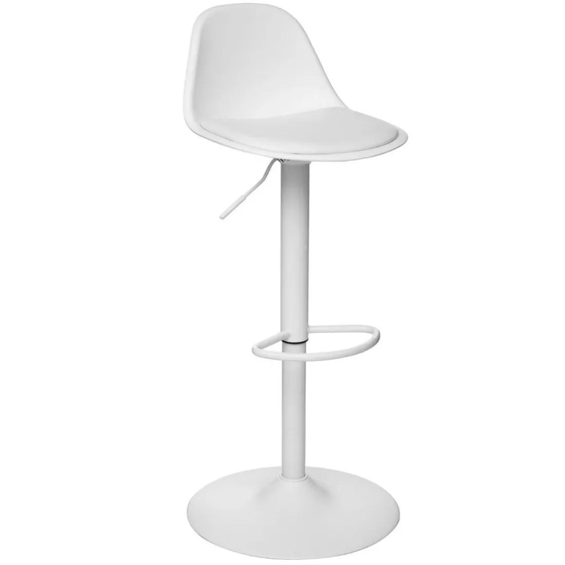 Chaise De Bar Ajustable AIKO Blanc