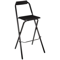 Chaise de Bar LOUNA Noir