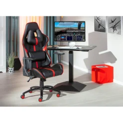 Chaise de bureau RATO RED Noir Rouge