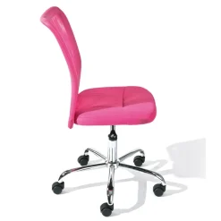 Chaise de bureau enfant à roulettes Rose DUTEL