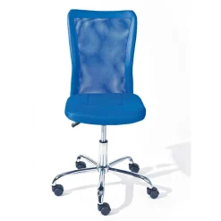 Chaise de bureau enfant à roulettes Bleu DUTEL