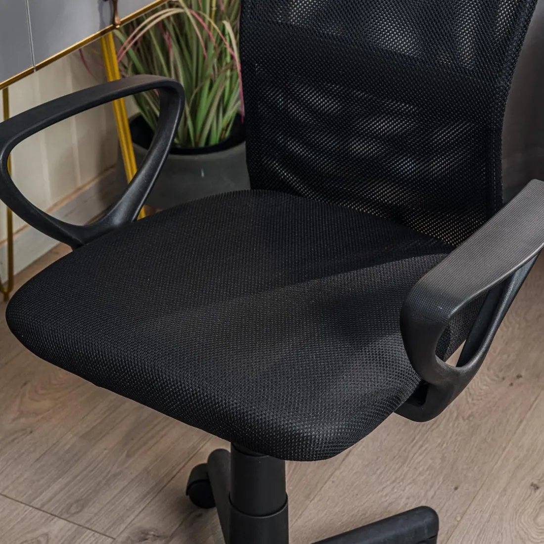 Chaise de bureau ergonomique réglable Noir