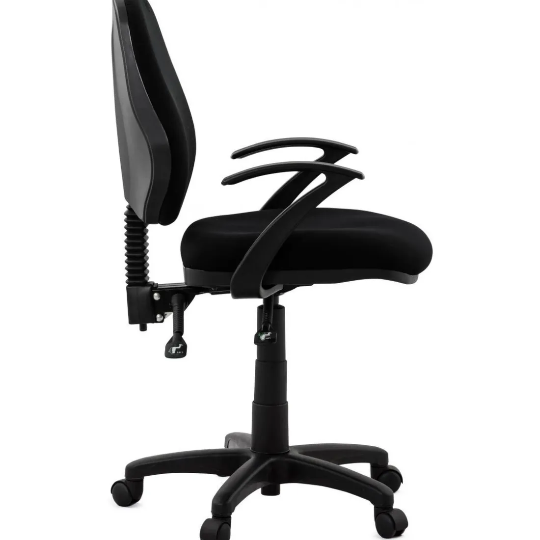 Chaise de bureau tissu noir design MARTIN