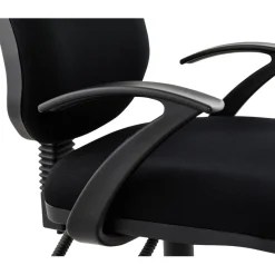 Chaise de bureau tissu noir design MARTIN