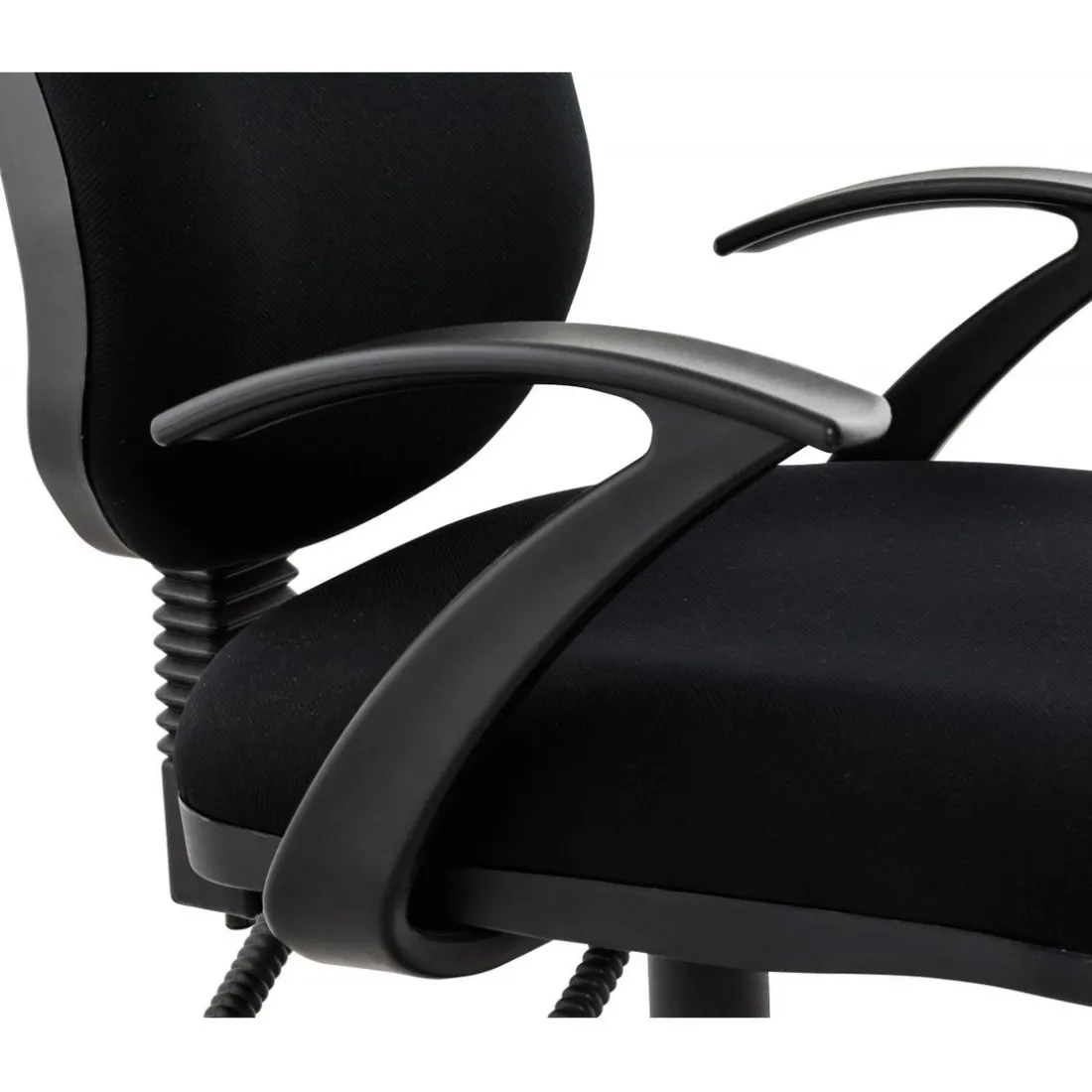 Chaise de bureau tissu noir design MARTIN