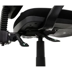 Chaise de bureau tissu noir design MARTIN