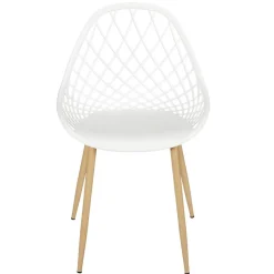 Chaise de Jardin Croisillons Blanc