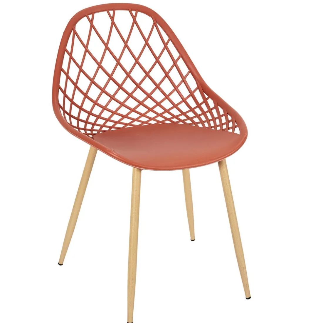 Chaise de Jardin Croisillons Terracotta