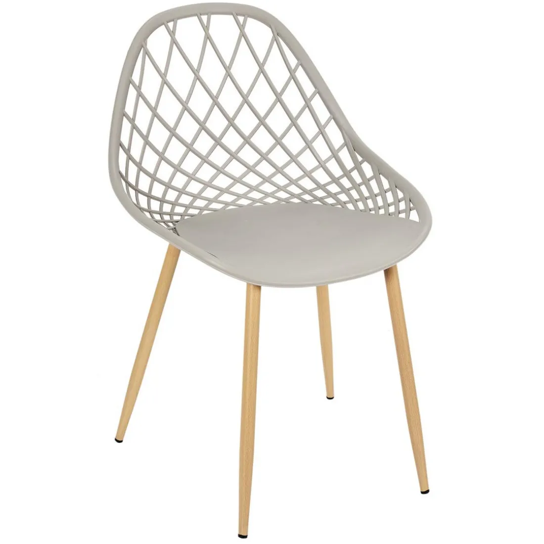 Chaise de Jardin Croisillons Taupe