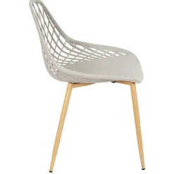 Chaise de Jardin Croisillons Taupe