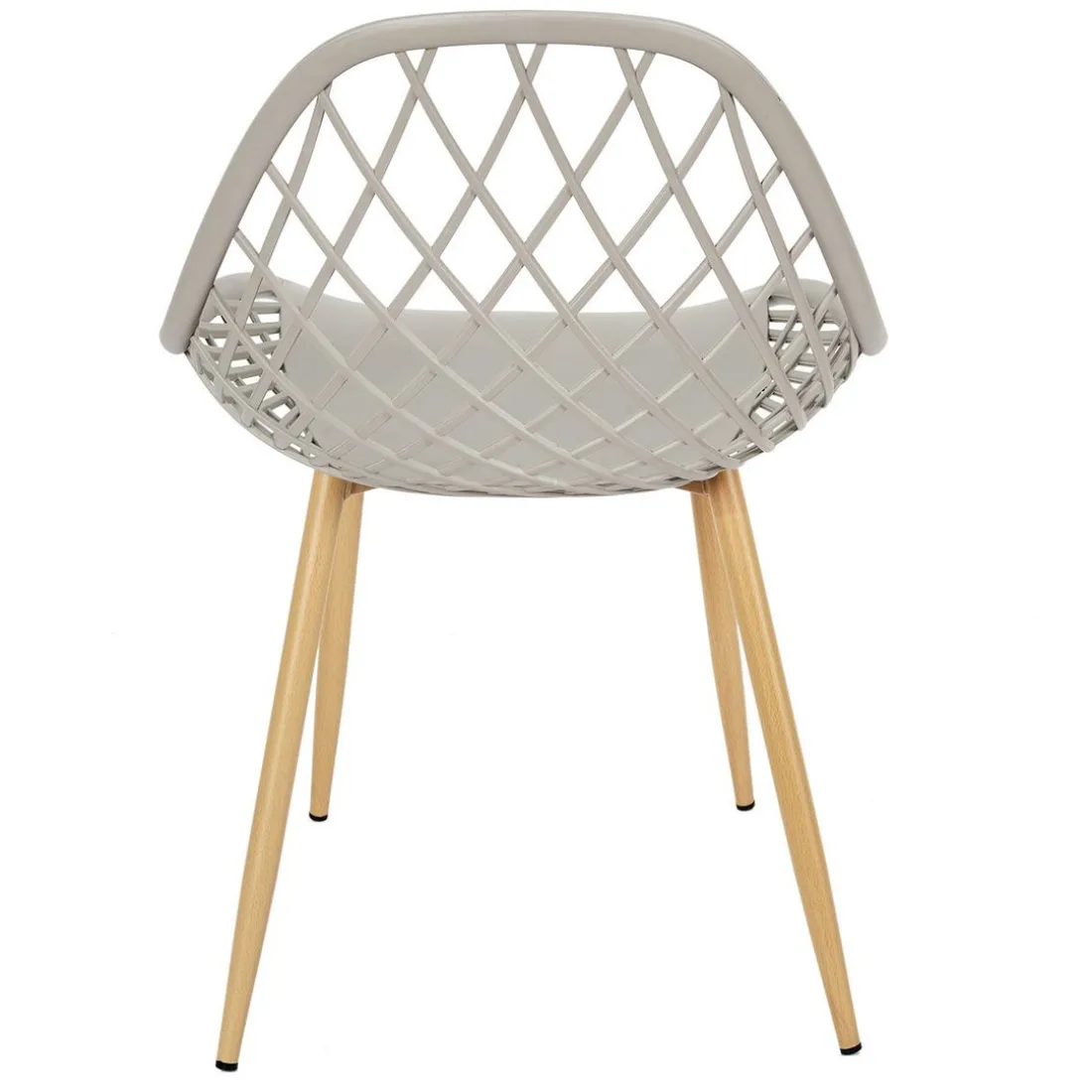 Chaise de Jardin Croisillons Taupe