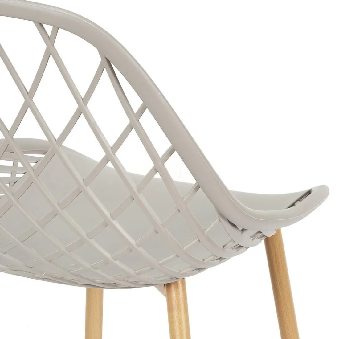 Chaise de Jardin Croisillons Taupe