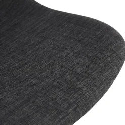 Chaise design 'PAVONIS' en tissu gris foncé