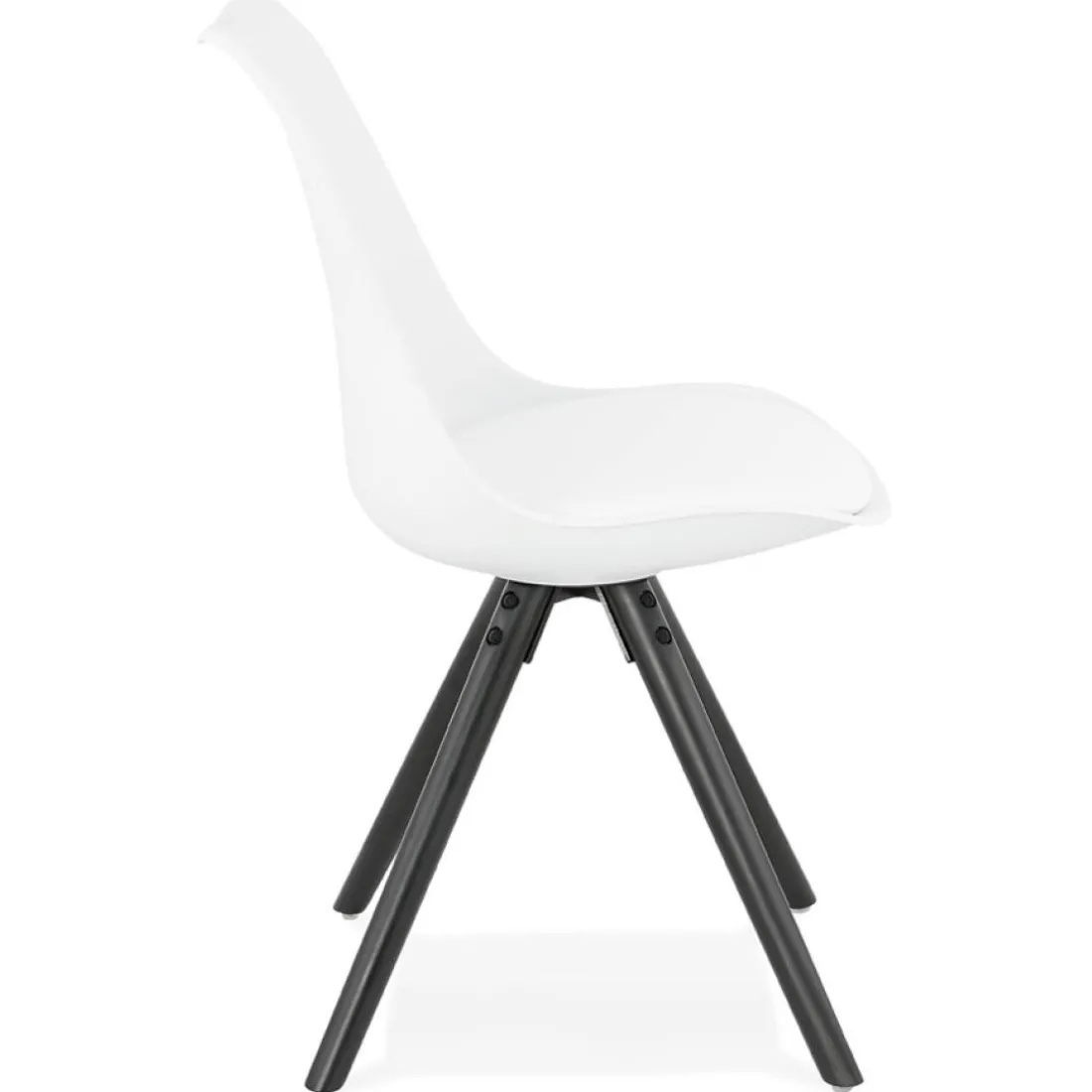 Chaise design 'PIPA' blanche