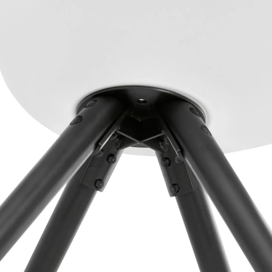 Chaise design 'PIPA' blanche