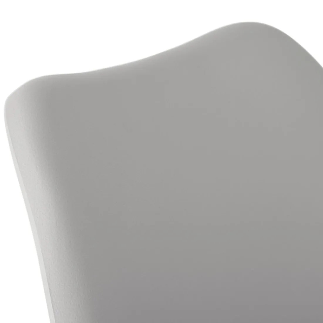 Chaise design 'PIPA' grise