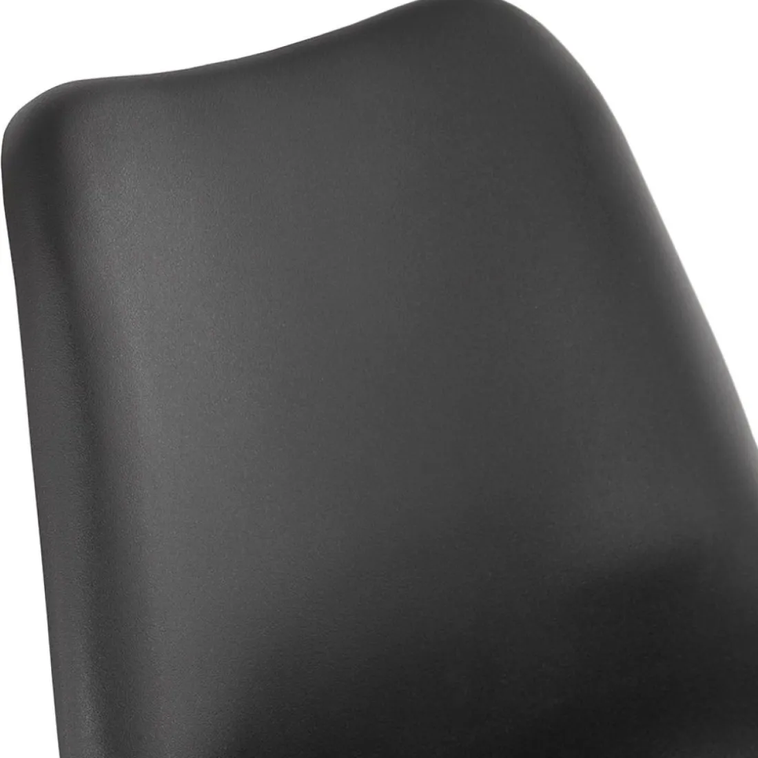Chaise design 'PIPA' noire