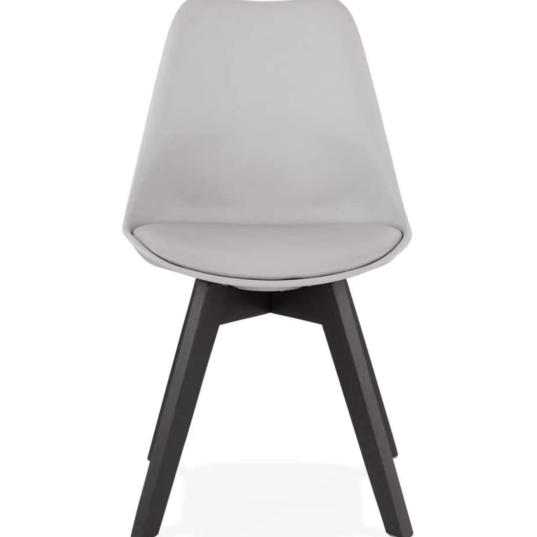 Chaise design 'TAPAS' grise