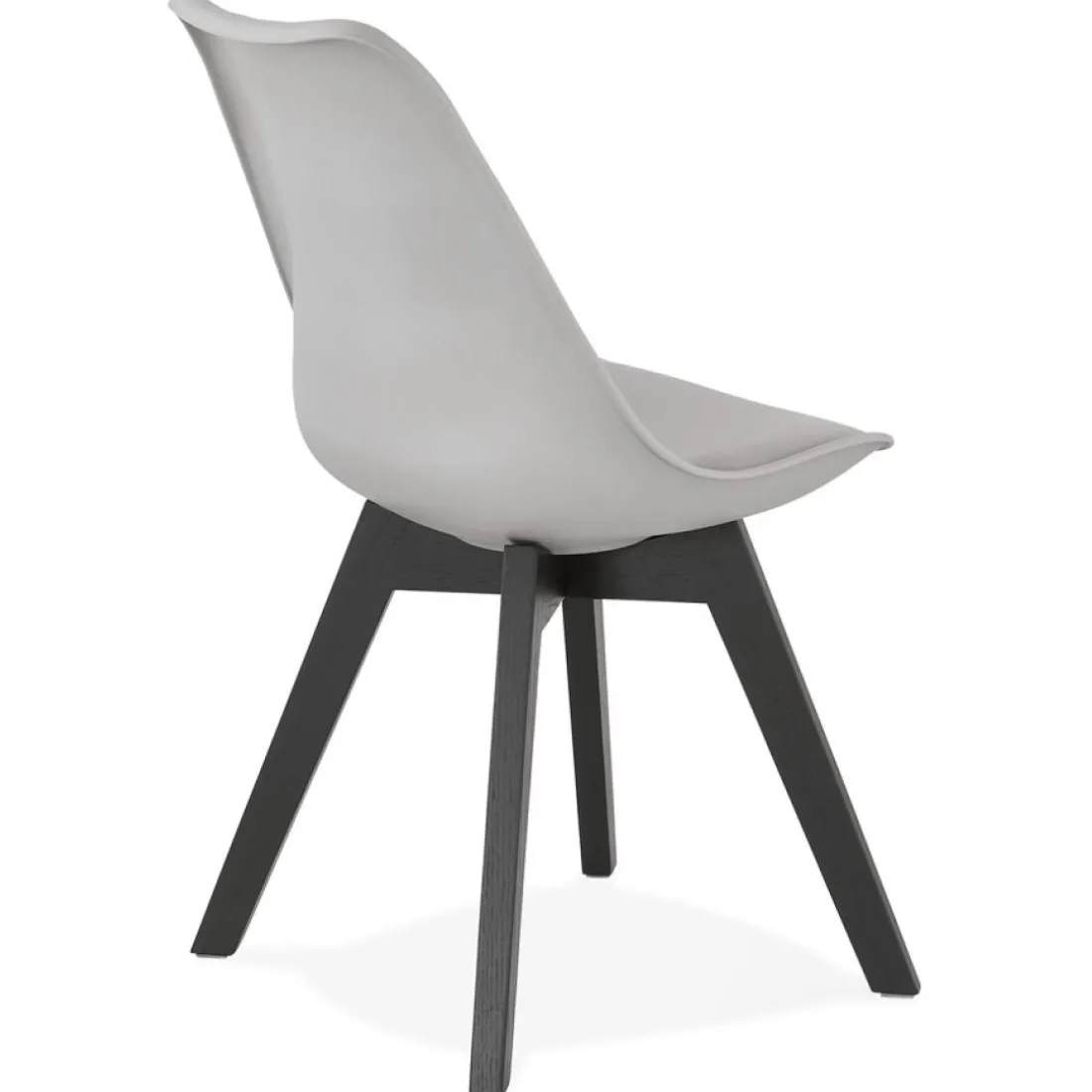 Chaise design 'TAPAS' grise