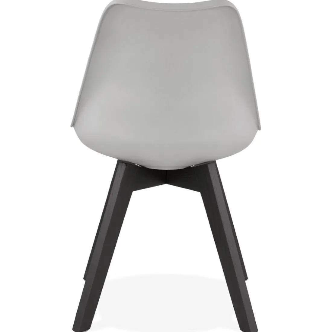 Chaise design 'TAPAS' grise