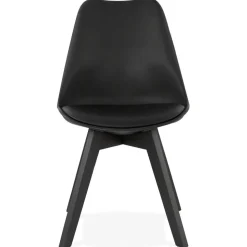 Chaise design 'TAPAS' noire