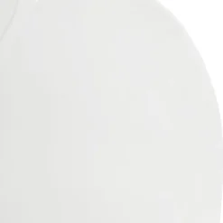 Chaise moderne 'UNAMI' blanche en matière plastique avec pieds en métal chromé