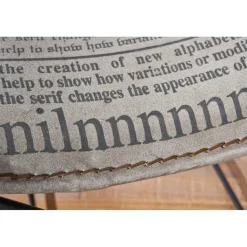 Chaise Métal Canvas MELINA