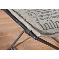 Chaise Métal Canvas MELINA