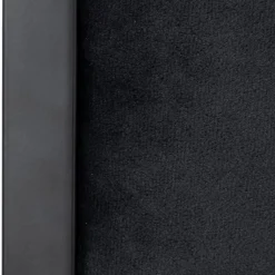 Chaise pliante velours noir