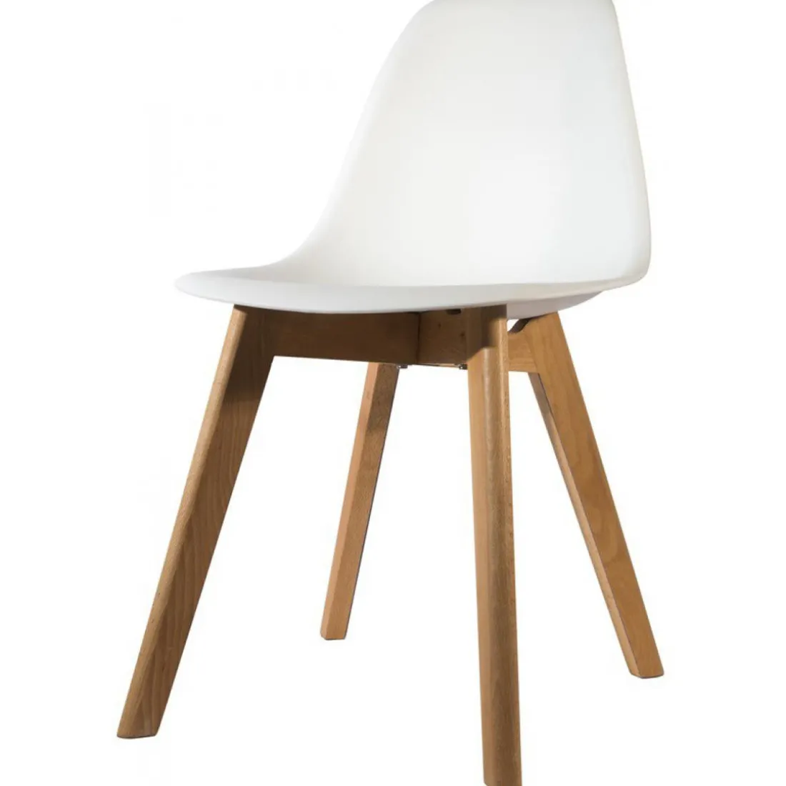 Chaise Scandinave Coque Blanche ORKNEY