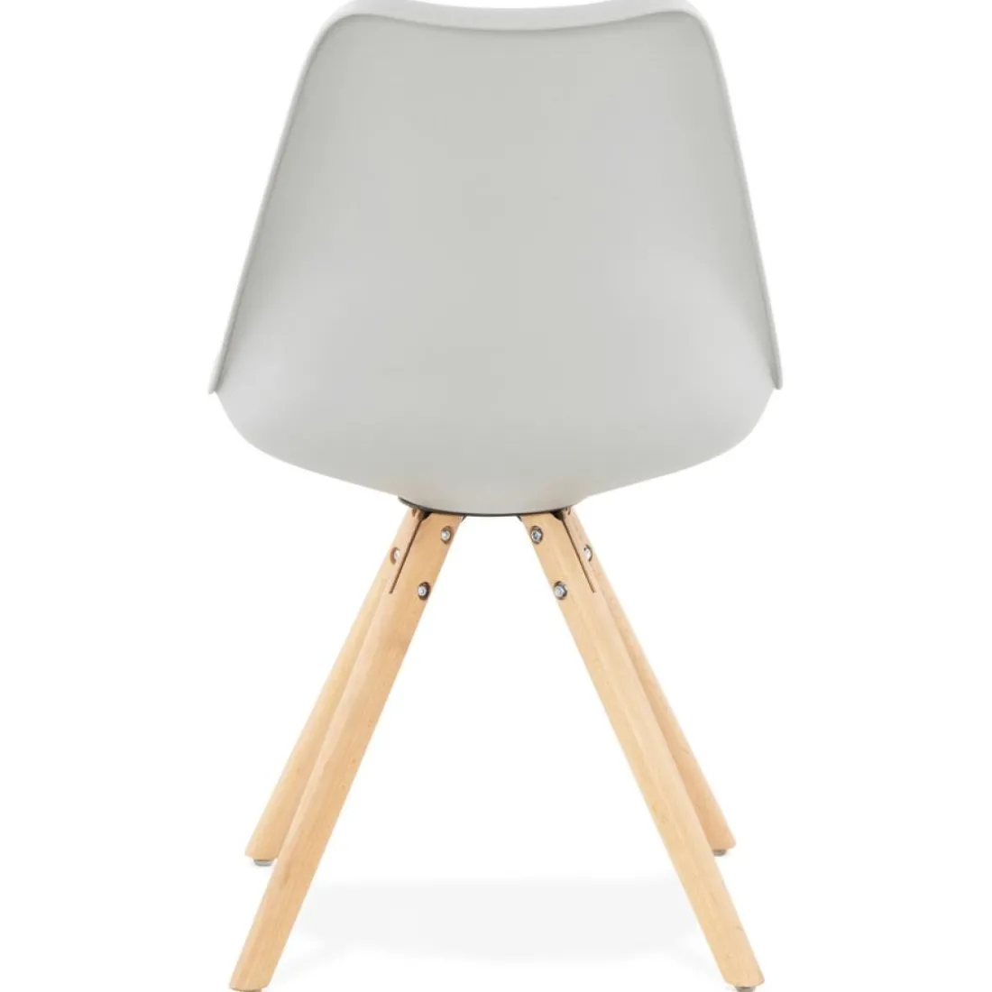 Chaise scandinave 'GOUJA' grise