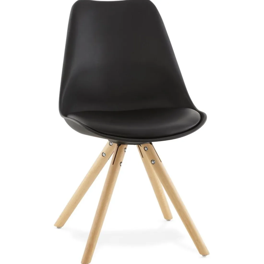 Chaise scandinave 'GOUJA' noire